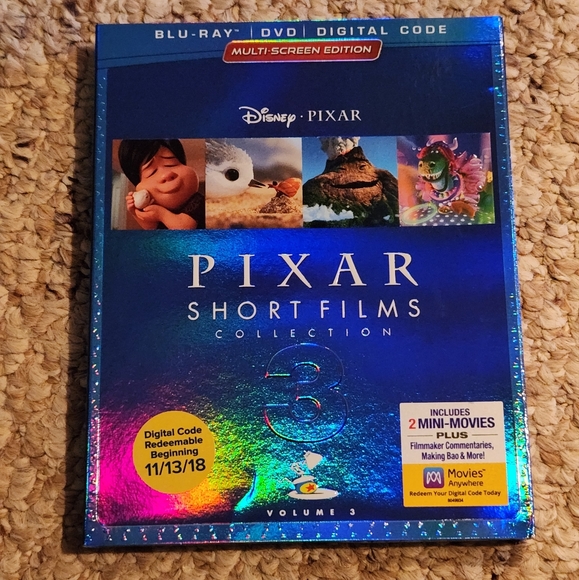 Pixar Short Films Collection Volume 3 Blu-ray and DVD - Picture 1 of 6